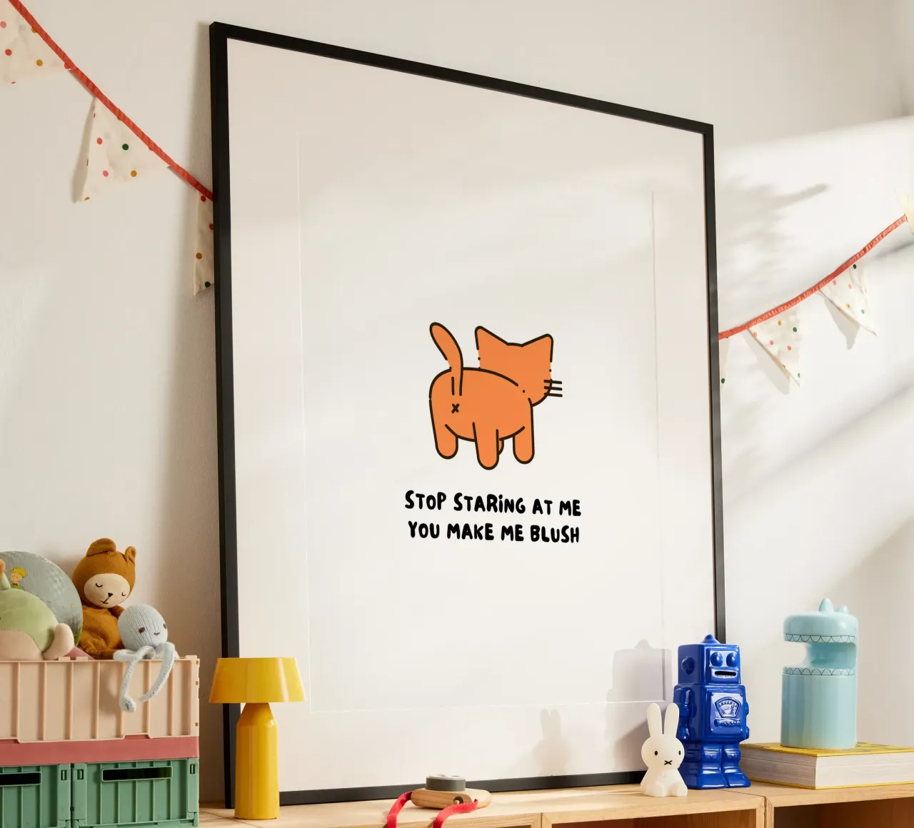 Hör auf, mich anzustarren, du lässt mich erröten Poster von khoailang