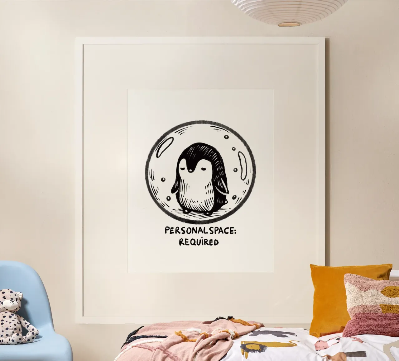 Spazio personale: richiesto poster con telaio in legno da Studio Patruschka