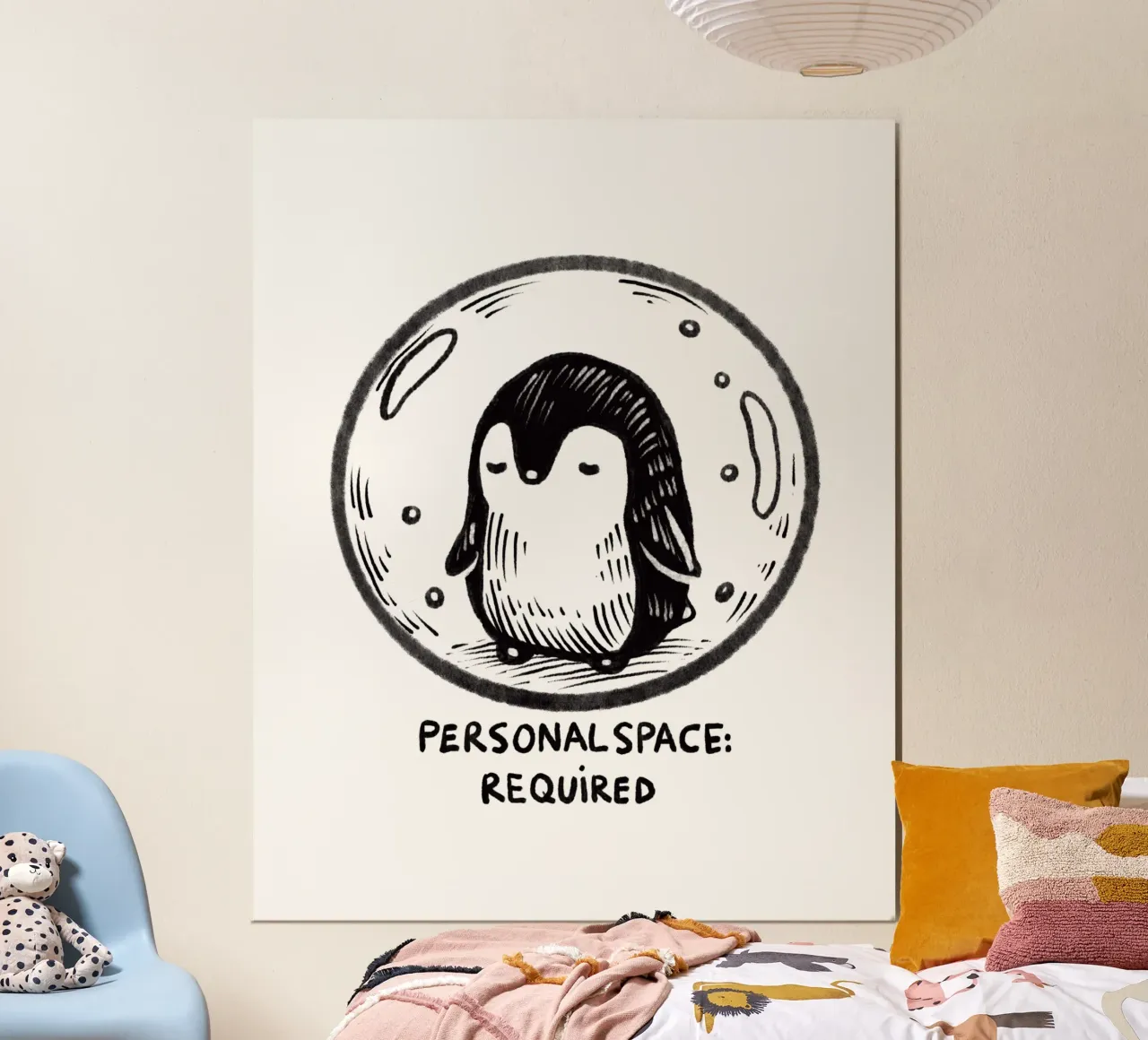 Spazio personale: richiesto poster con telaio in legno da Studio Patruschka