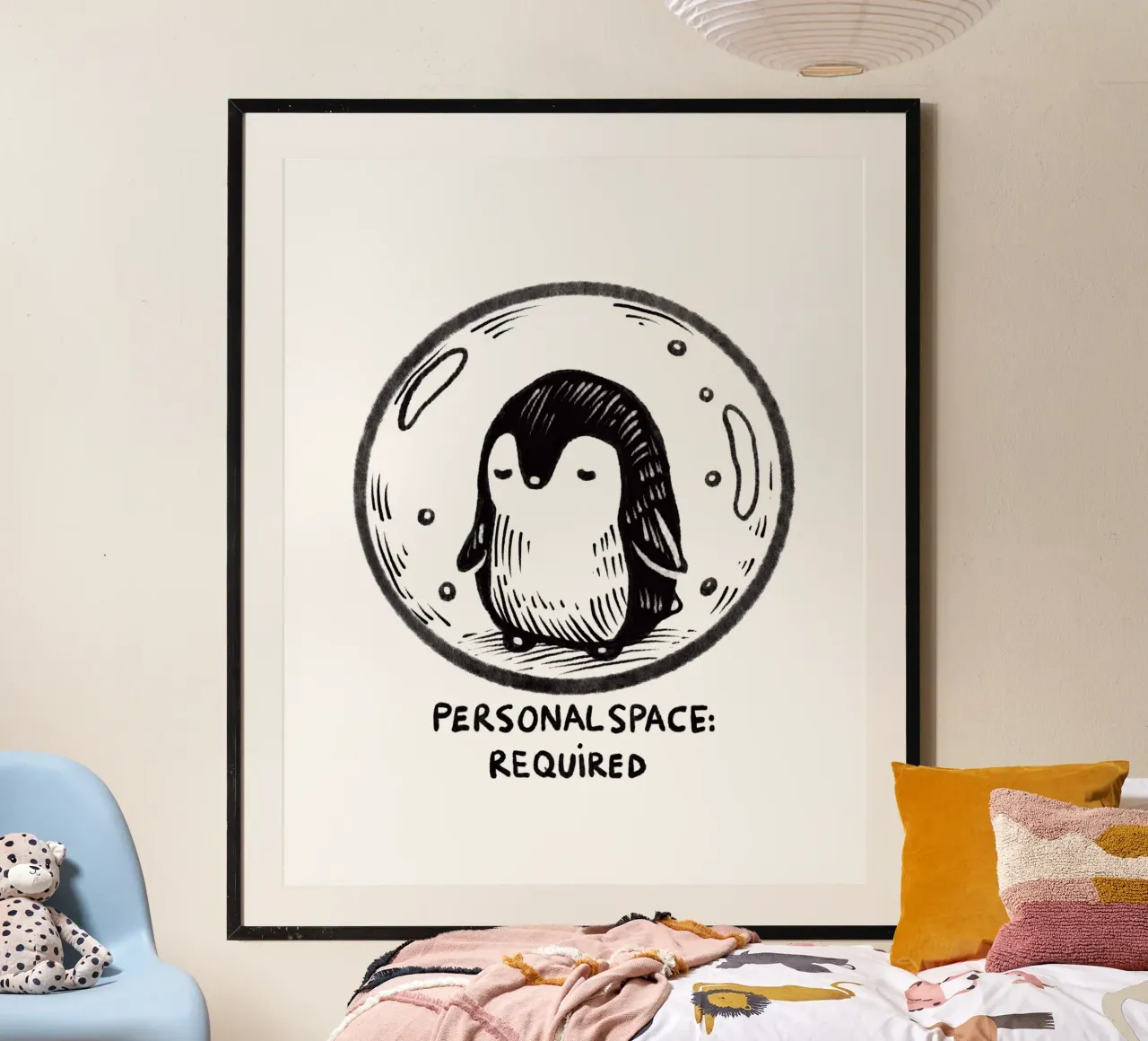 Spazio personale: richiesto poster con telaio in legno da Studio Patruschka