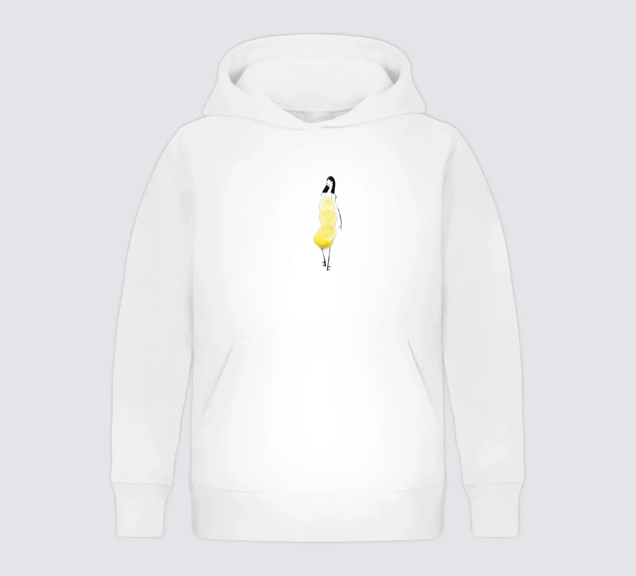 Lemon kids hoodie by Gretchen Roehrs