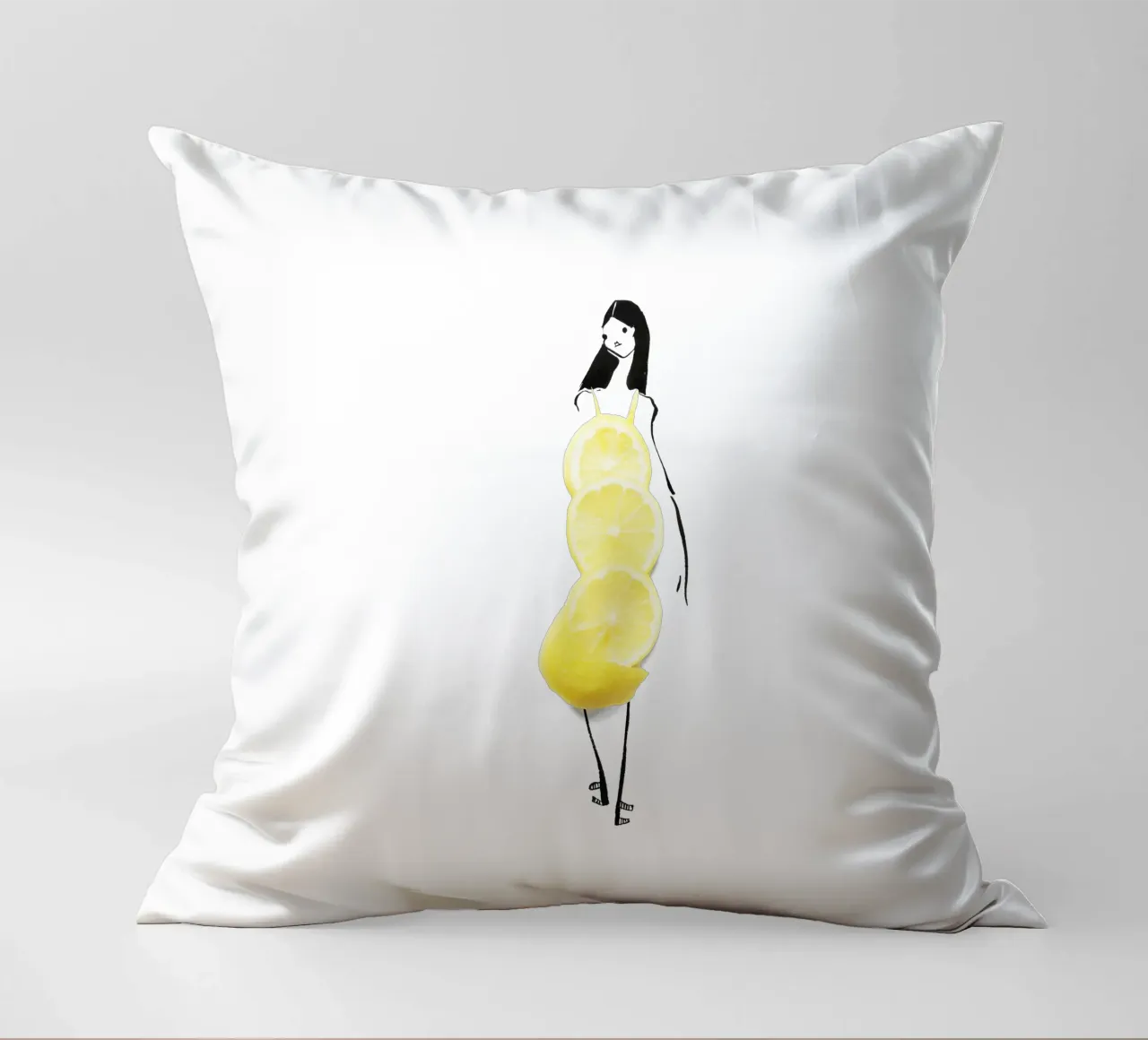 Lemon cuscino da Gretchen Roehrs