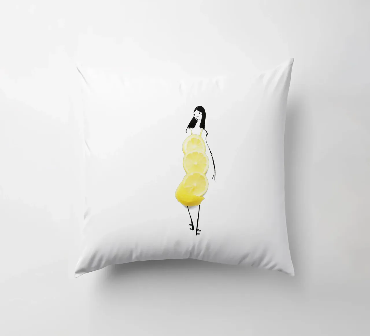 Lemon cuscino da Gretchen Roehrs