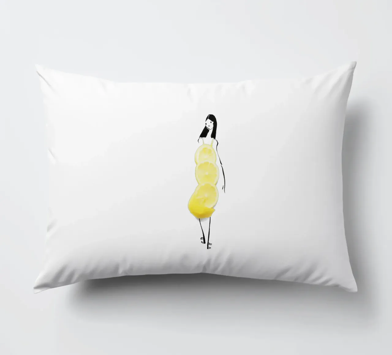 Lemon cuscino da Gretchen Roehrs