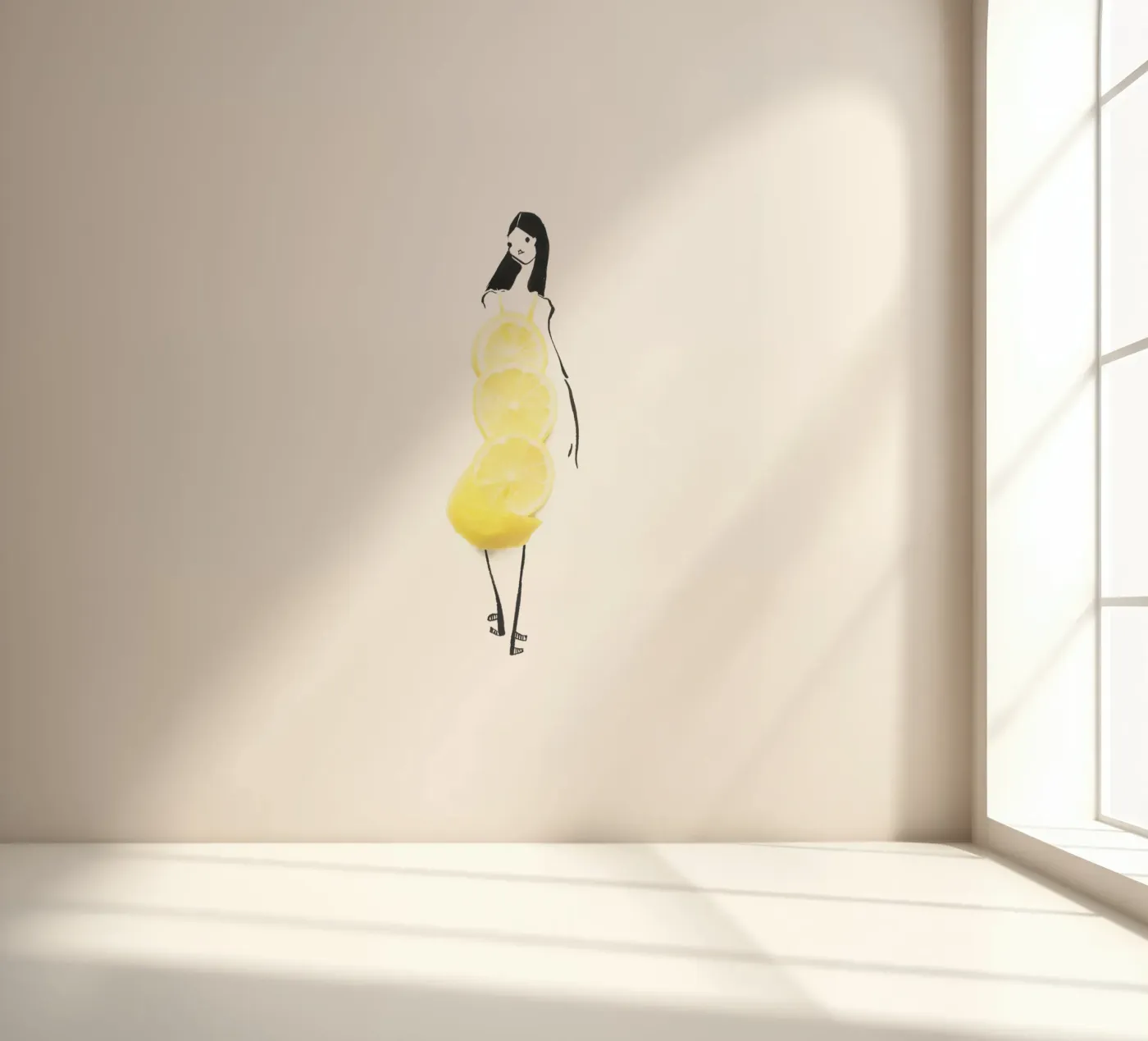 Lemon fotobehang van Gretchen Roehrs