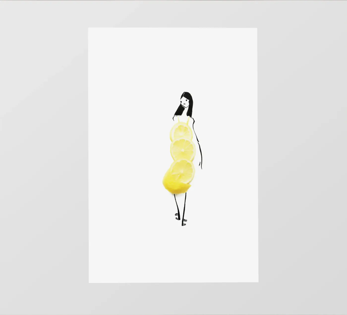 Lemon fotobehang van Gretchen Roehrs