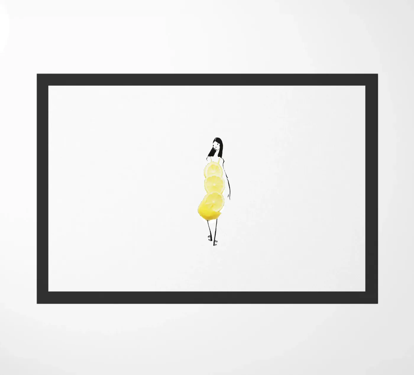 Lemon doormat by Gretchen Roehrs