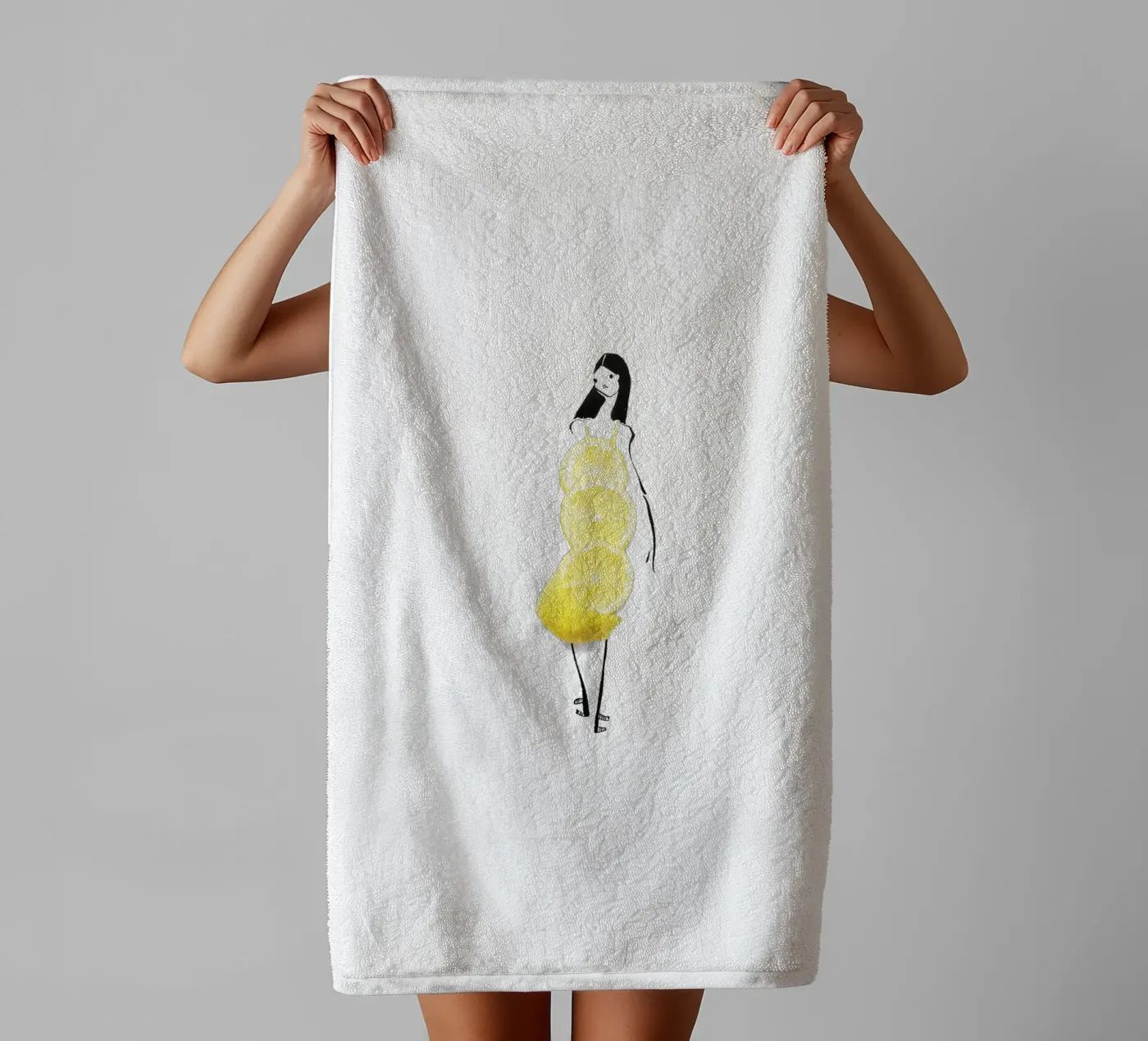 Lemon Handtuch von Gretchen Roehrs