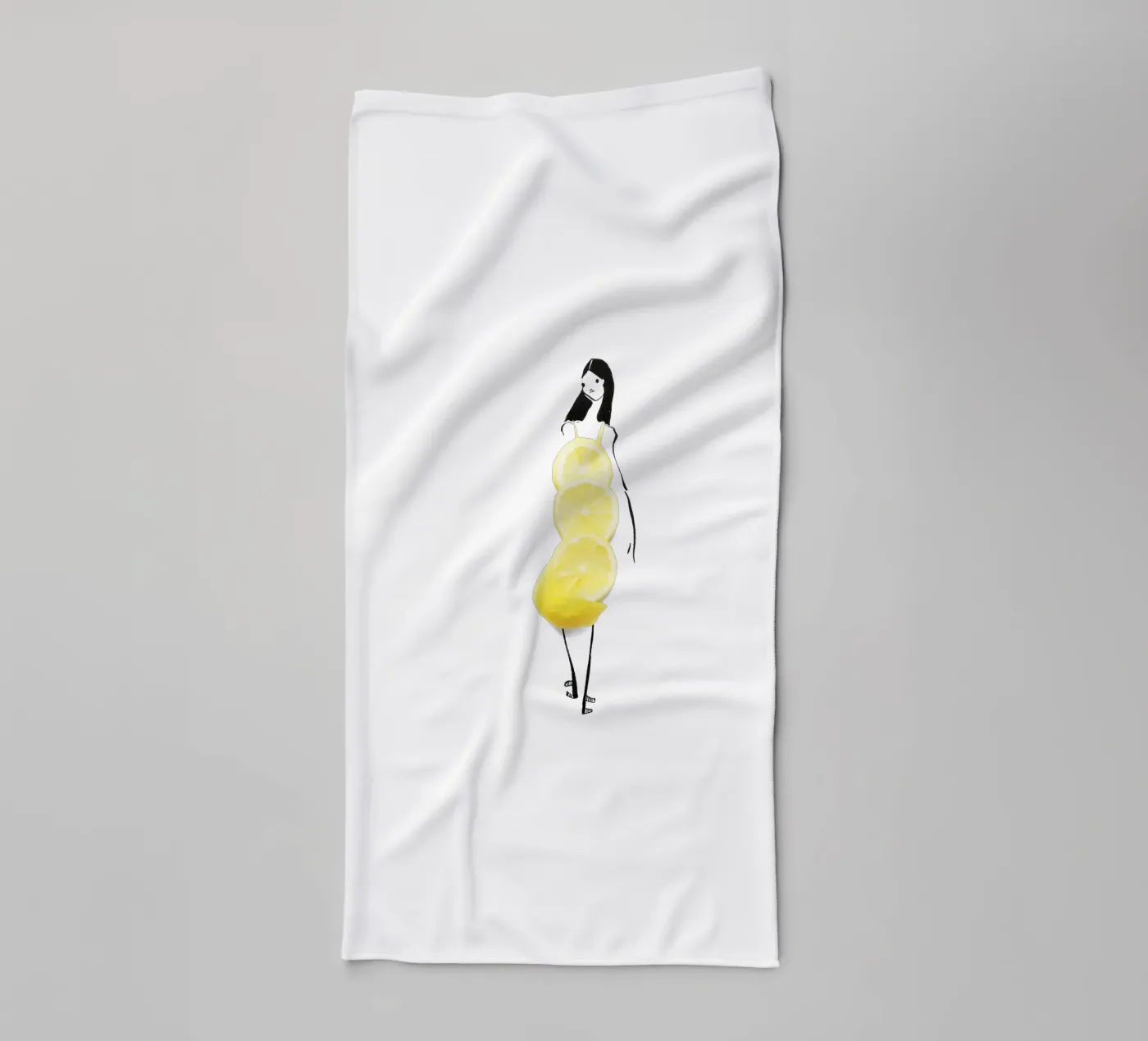 Lemon Handtuch von Gretchen Roehrs