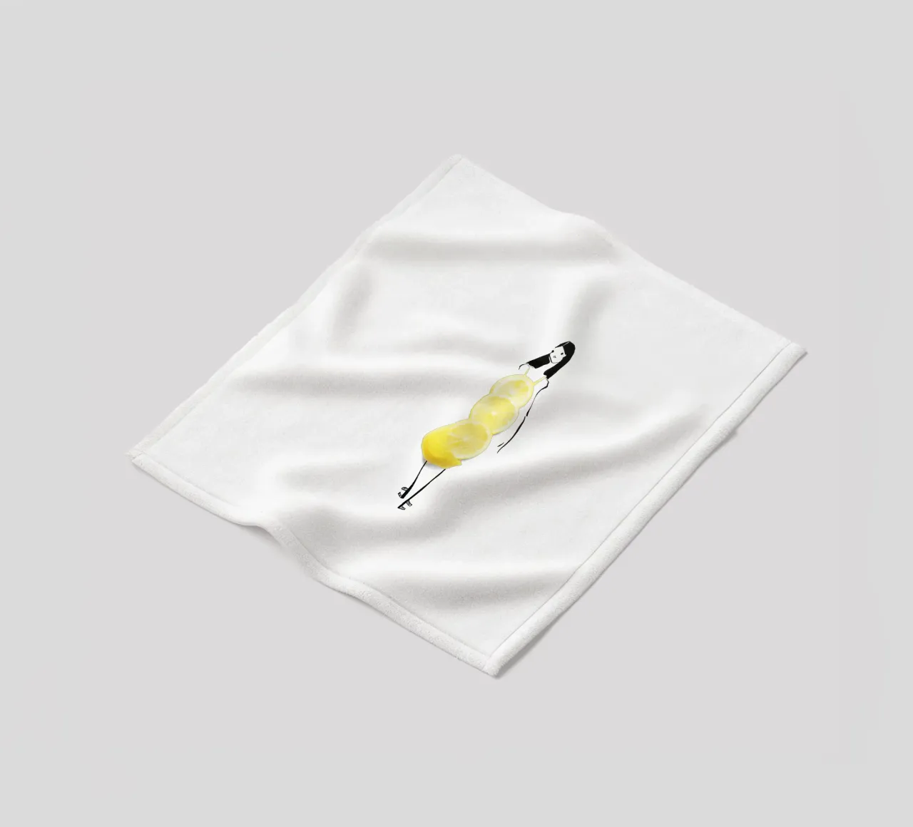 Lemon Fleecedecke von Gretchen Roehrs