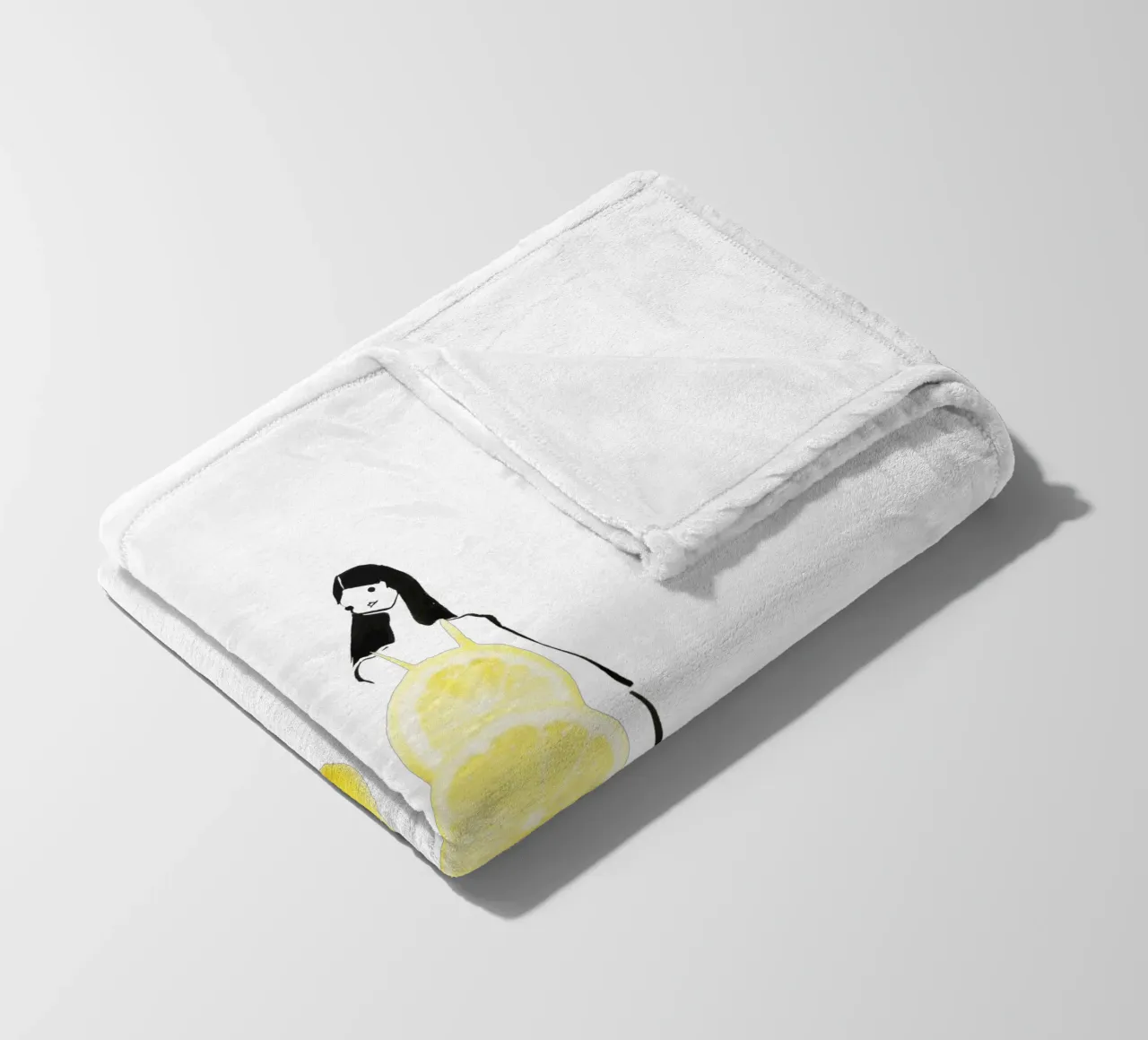 Lemon Fleecedecke von Gretchen Roehrs