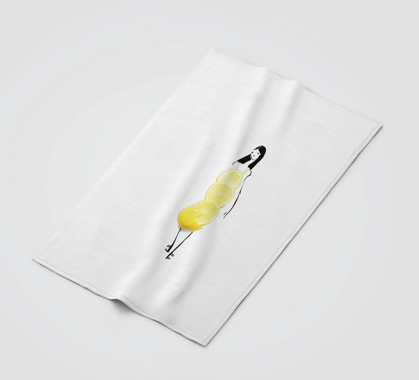 Lemon fleecedeken van Gretchen Roehrs