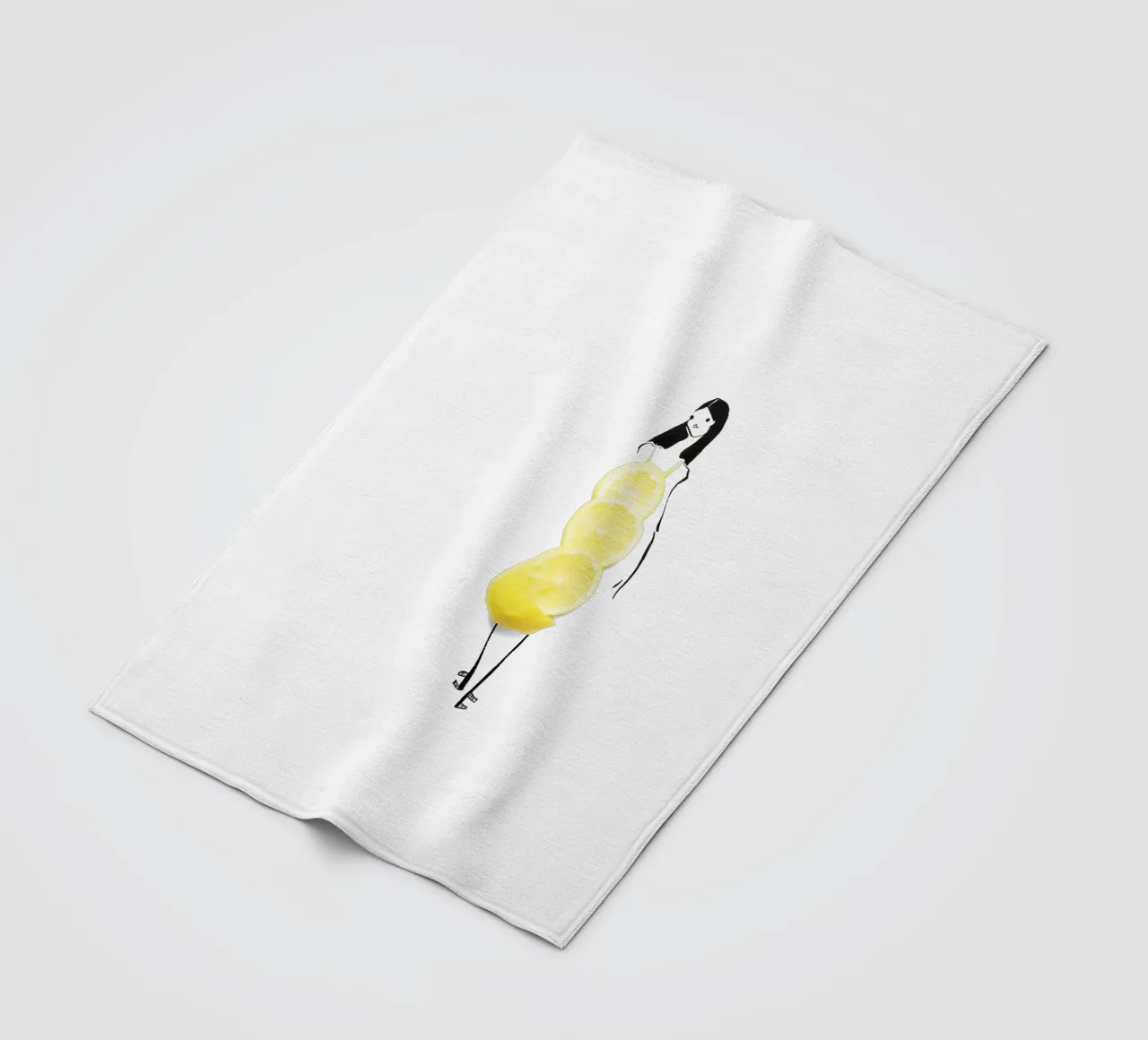 Lemon Fleecedecke von Gretchen Roehrs