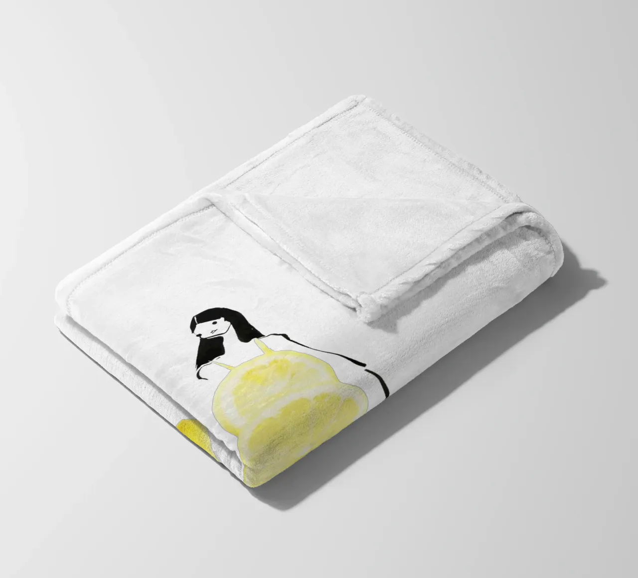 Lemon Fleecedecke von Gretchen Roehrs