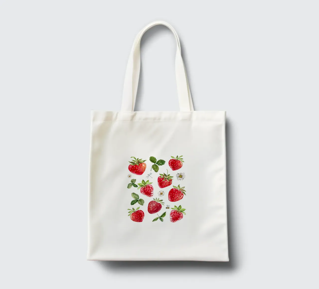 Erdbeeren Jutebeutel von khoailang