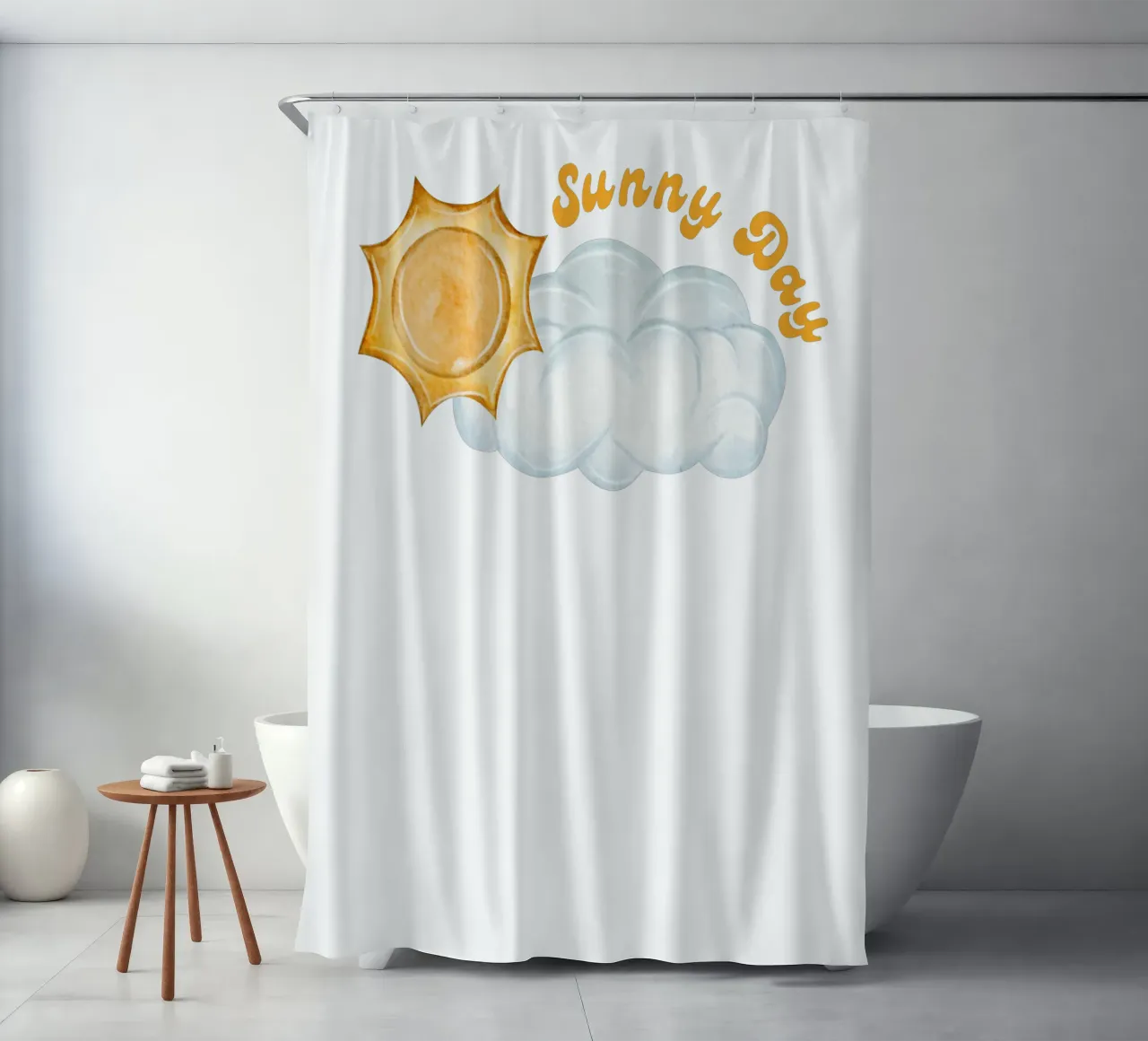 sunny day shower curtain by khoailang