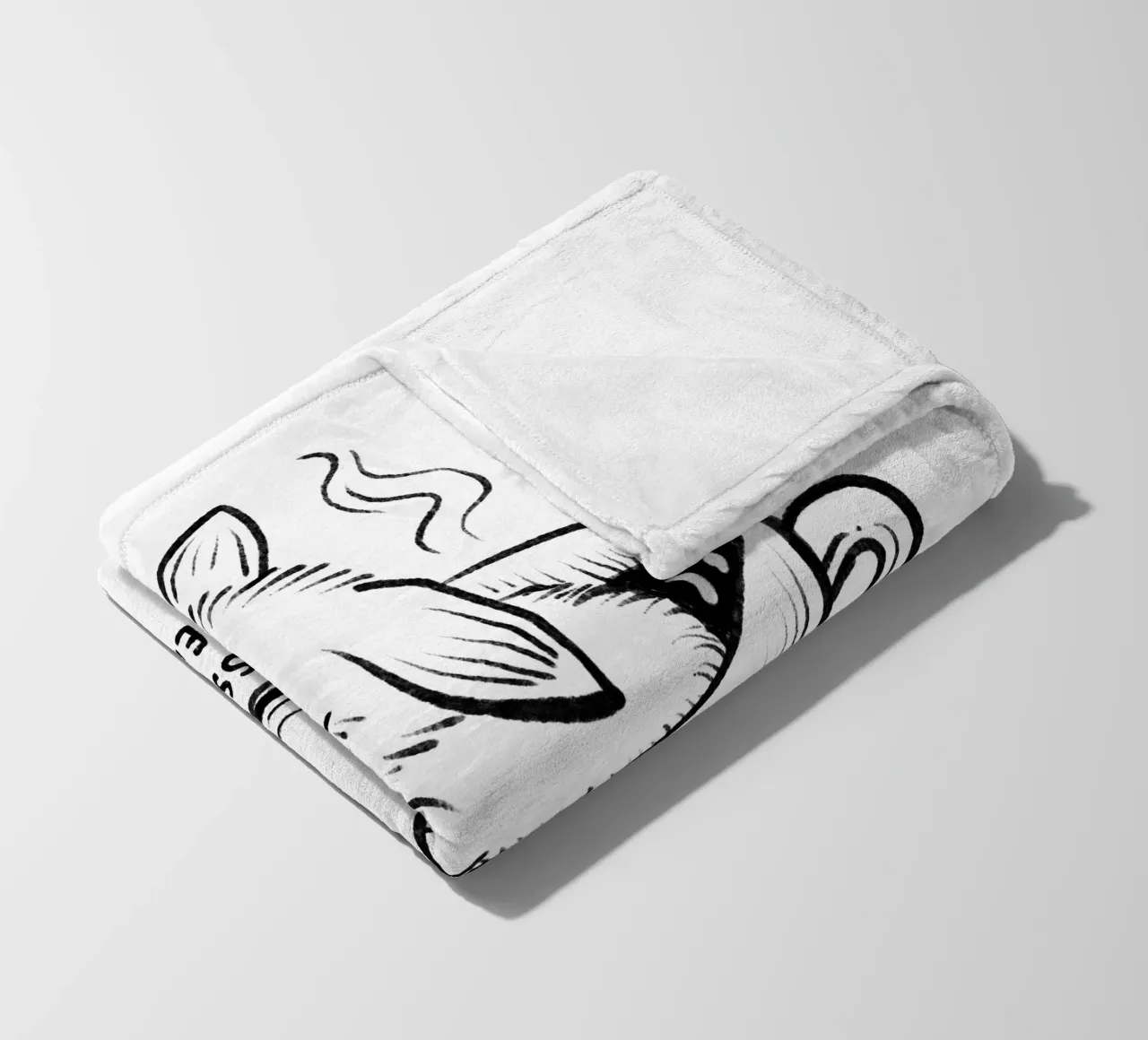 Processing emotions: please wait fleece blanket by Studio Patruschka