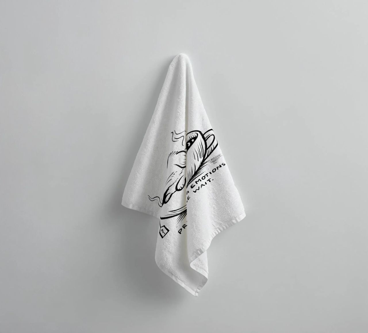 Processing emotions: please wait towel by Studio Patruschka