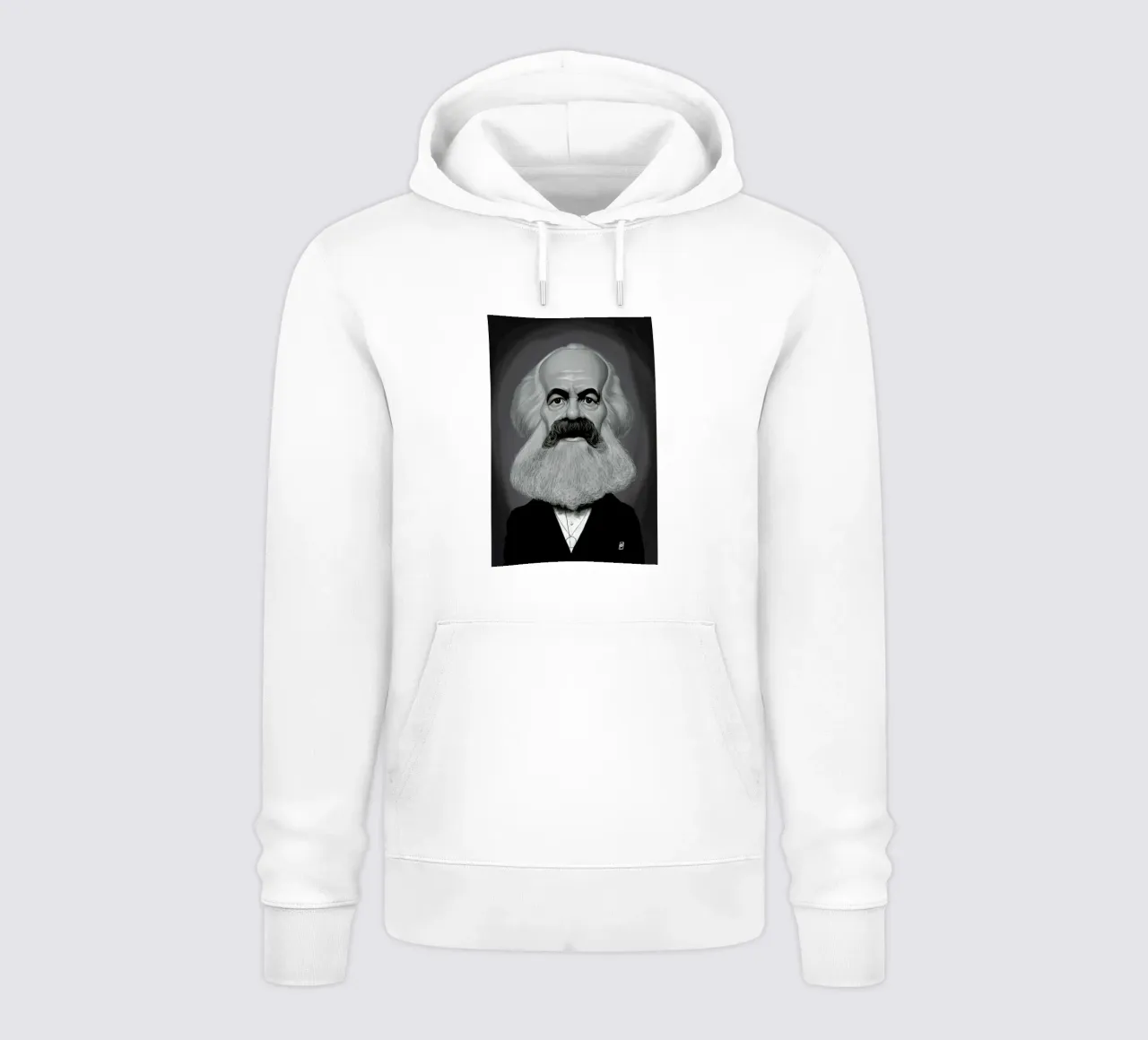 Karl Marx felpa con cappuccio da Rob Art | Illustration