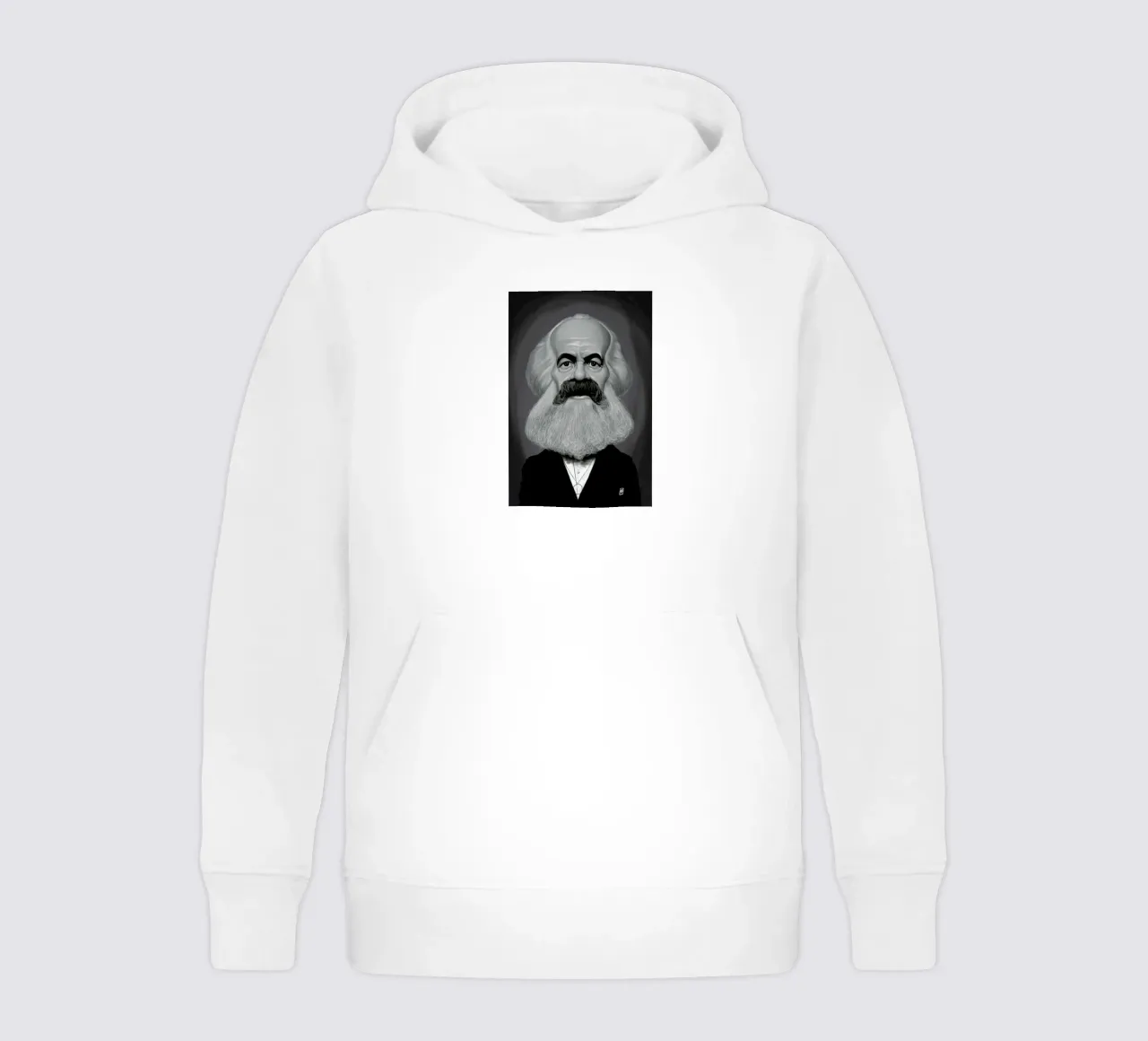 Karl Marx kids hoodie by Rob Art | Illustration