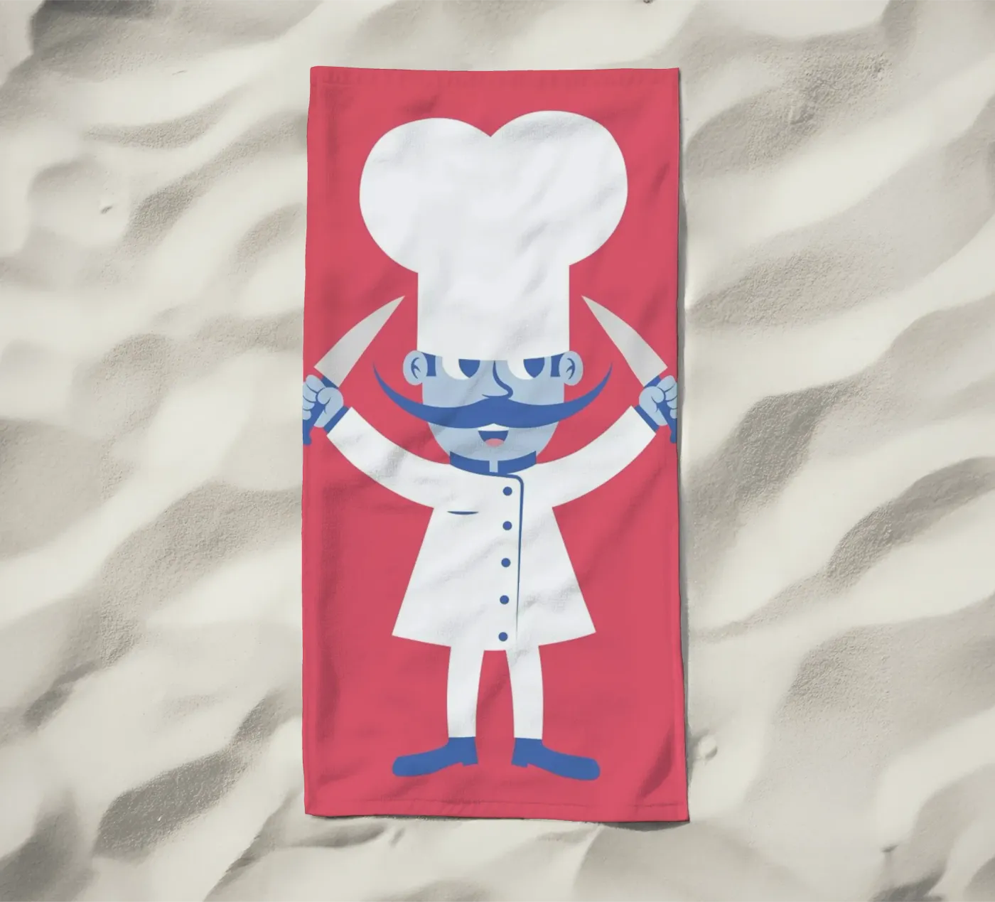 Cook strandhanddoek van The Poster Kid