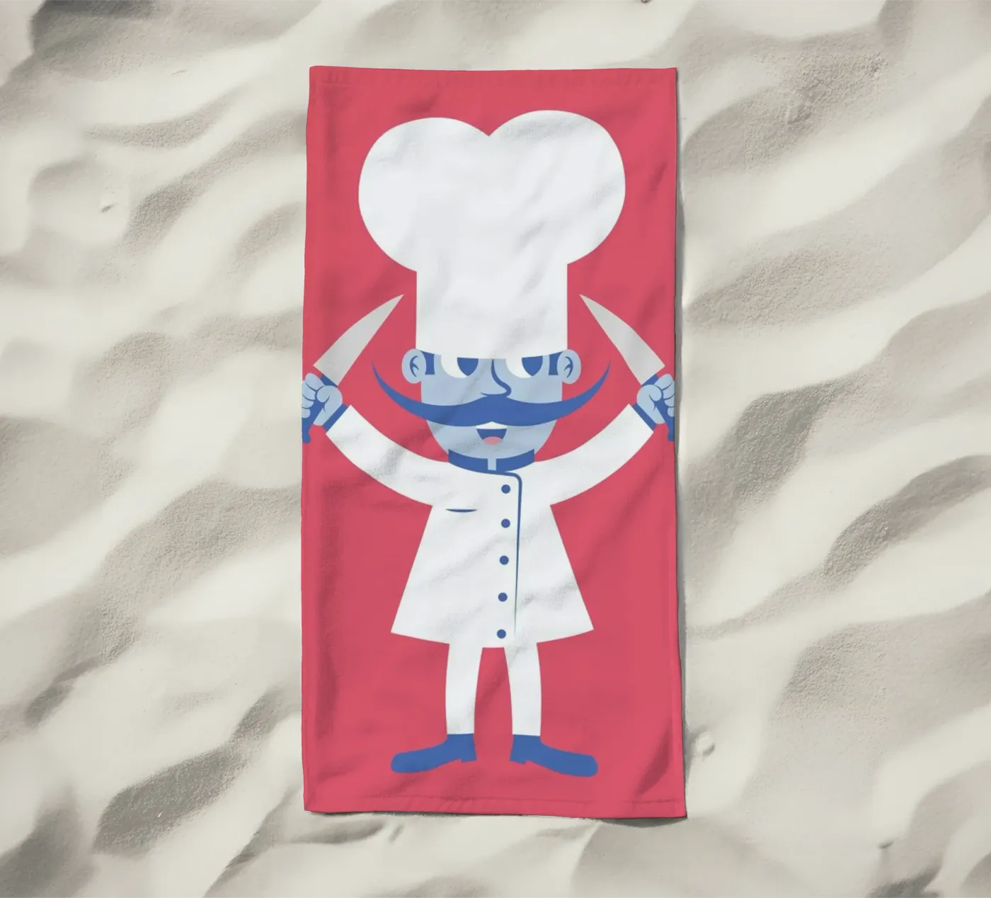 Cook strandhanddoek van The Poster Kid