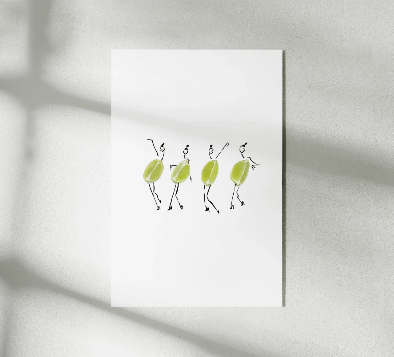 Limes on Parade plexiglass da Gretchen Roehrs
