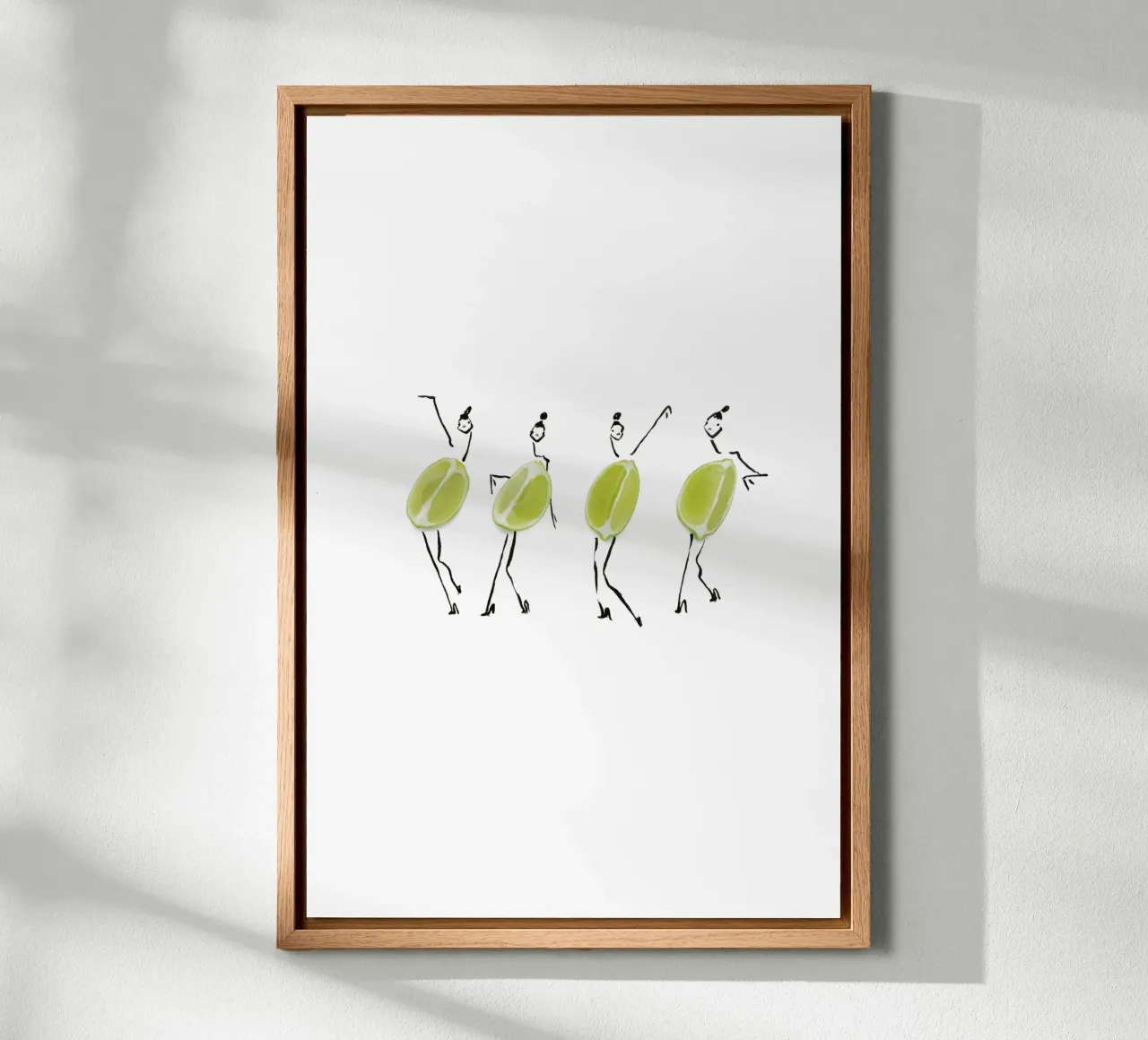 Limes on Parade alluminio dibond da Gretchen Roehrs