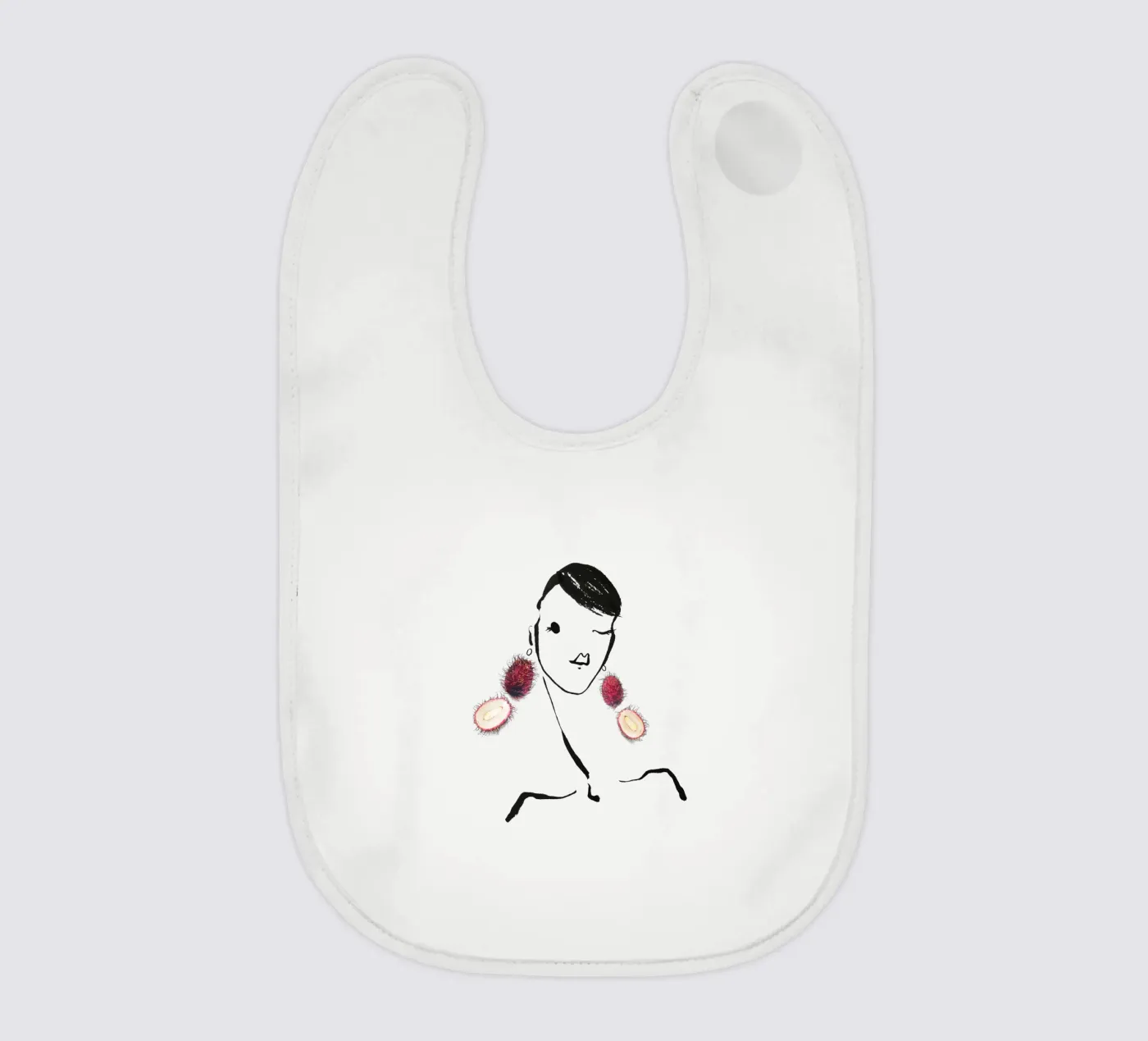 Lychee Babylätzchen von Gretchen Roehrs