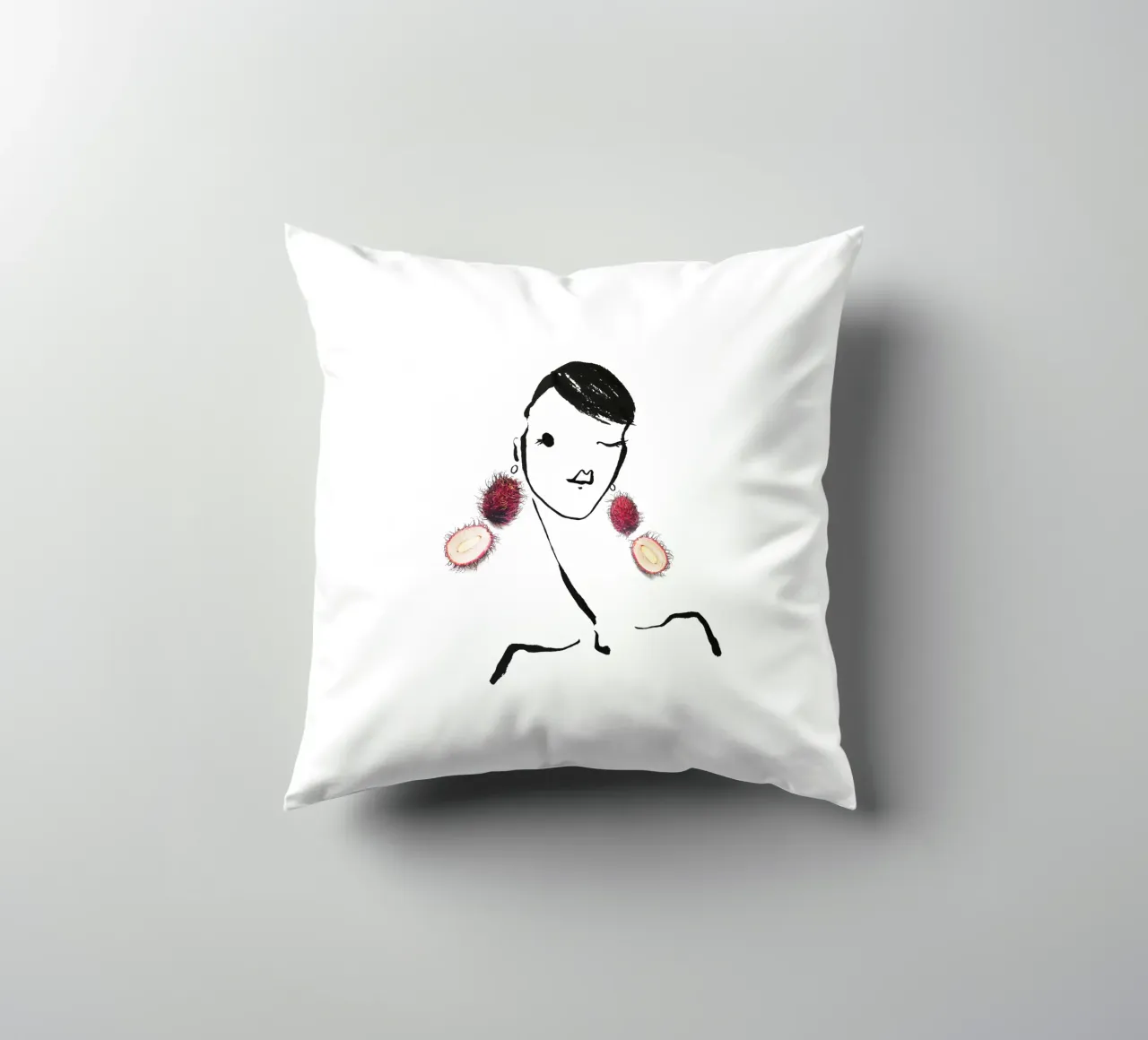 Lychee cuscino da Gretchen Roehrs