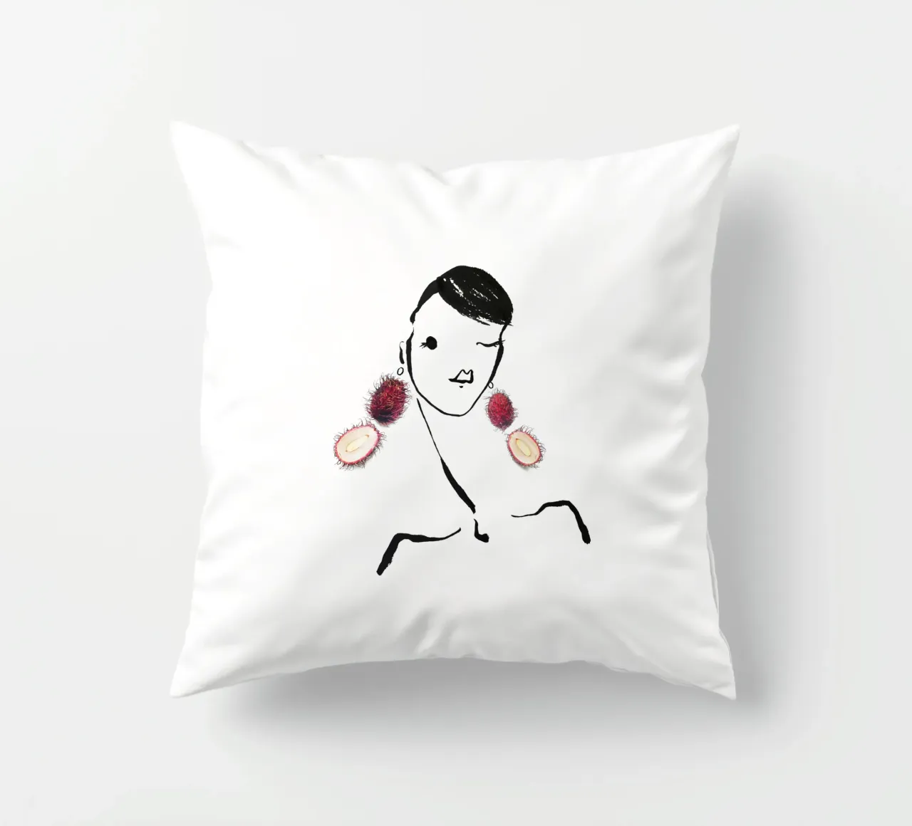 Lychee cuscino da Gretchen Roehrs