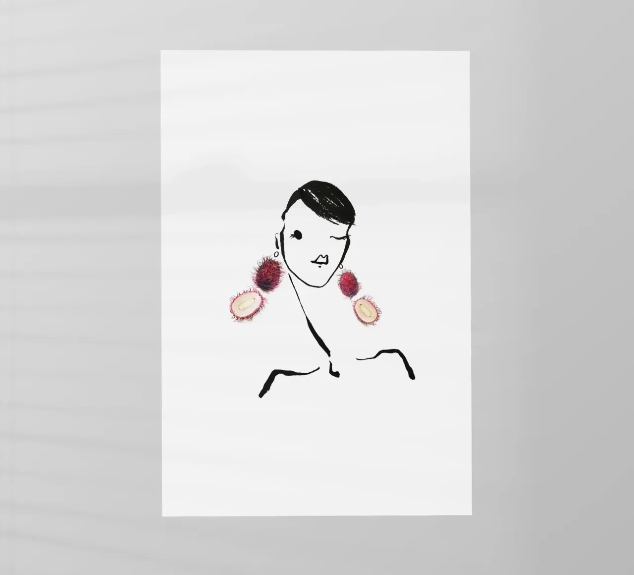 Lychee pellicola backlit da Gretchen Roehrs