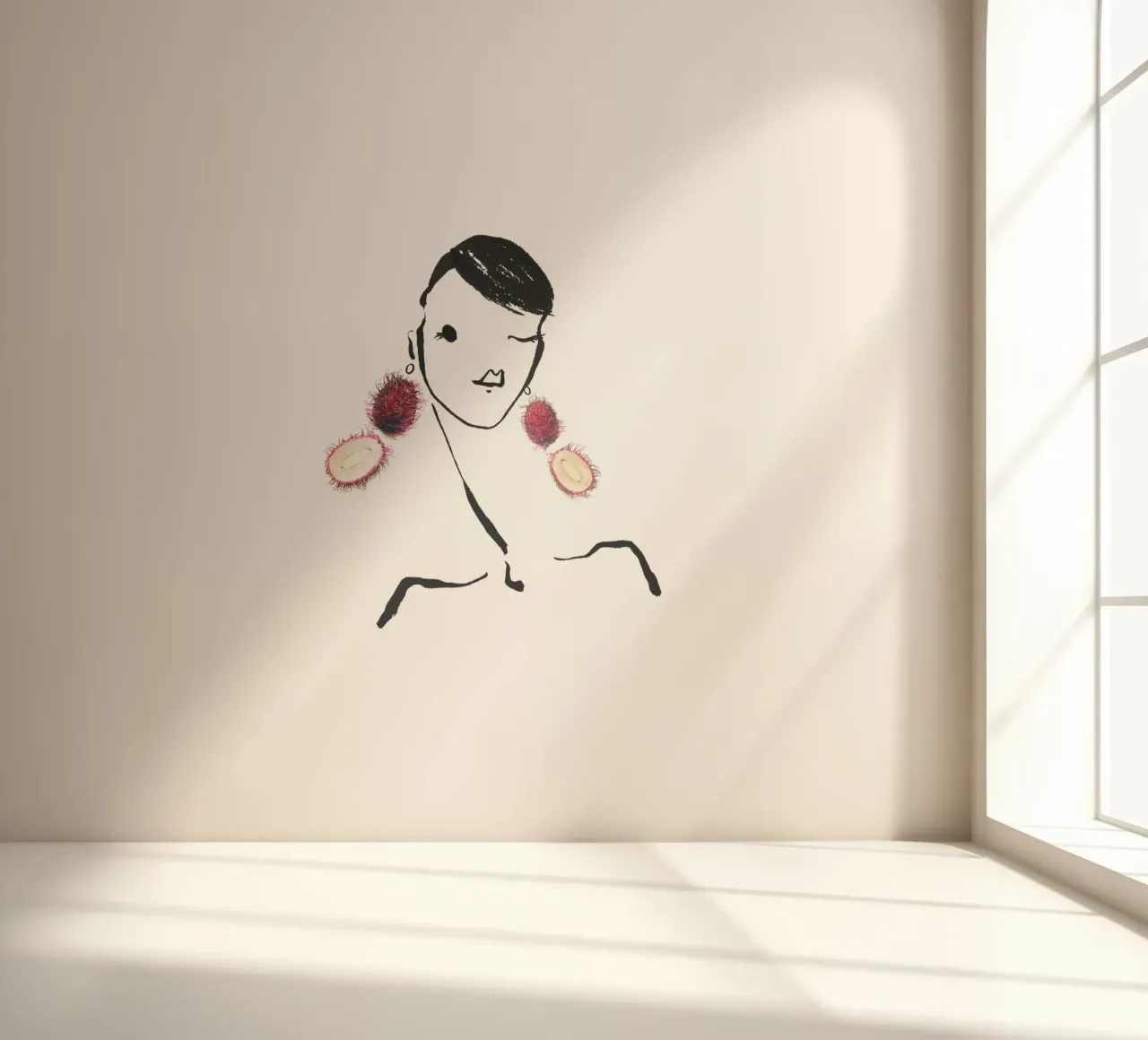 Lychee fotobehang van Gretchen Roehrs