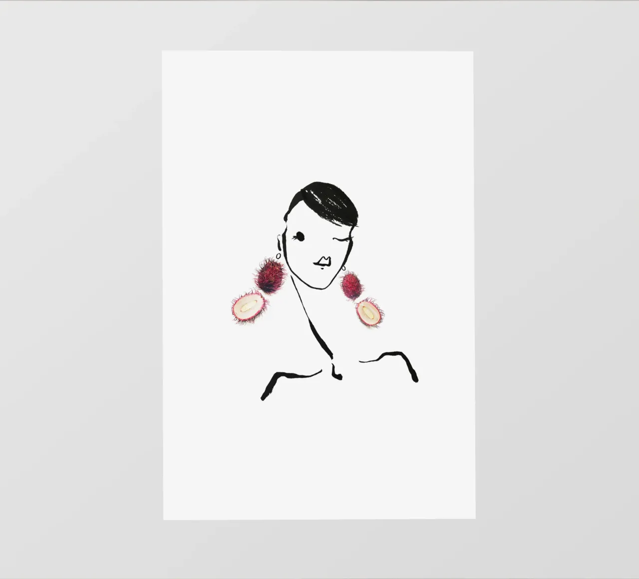 Lychee fotobehang van Gretchen Roehrs