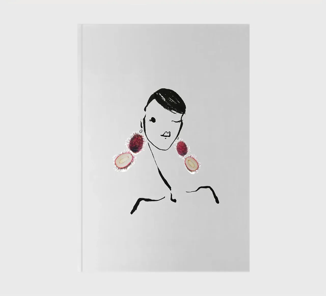 Lychee notebook by Gretchen Roehrs