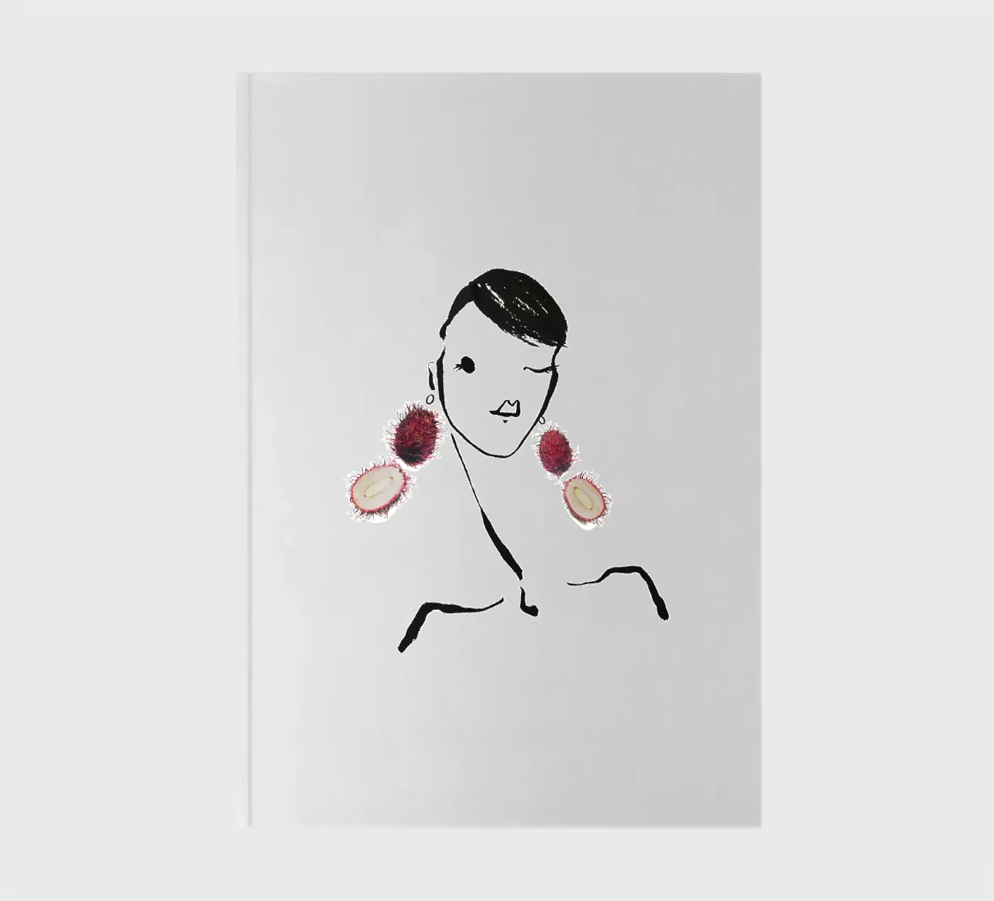 Lychee notebook by Gretchen Roehrs
