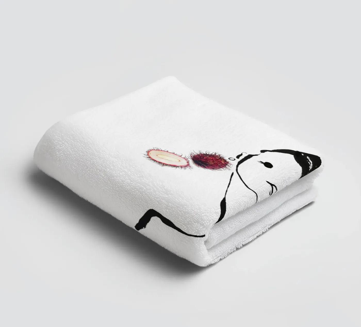 Lychee badhanddoek van Gretchen Roehrs