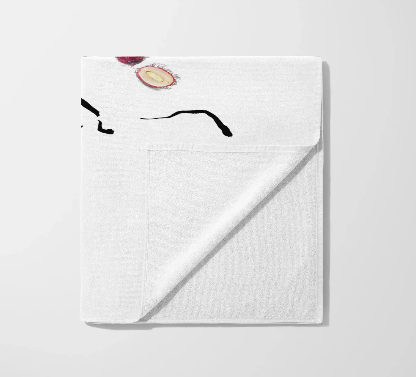 Lychee beach towel by Gretchen Roehrs