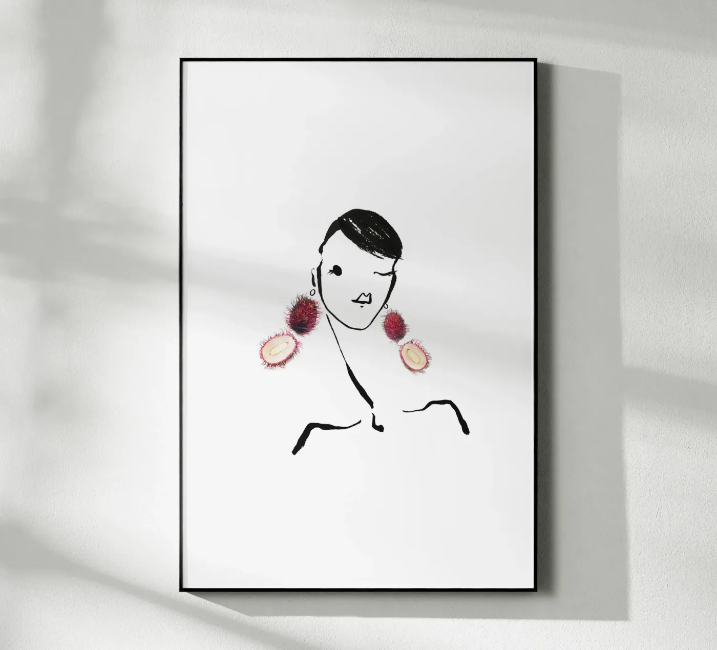 Lychee acryl van Gretchen Roehrs