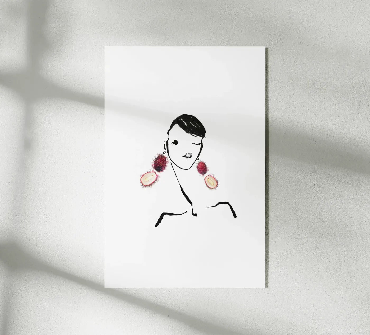 Lychee acryl van Gretchen Roehrs