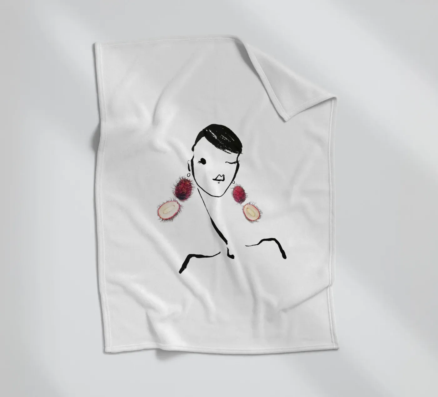 Lychee Fleecedecke von Gretchen Roehrs