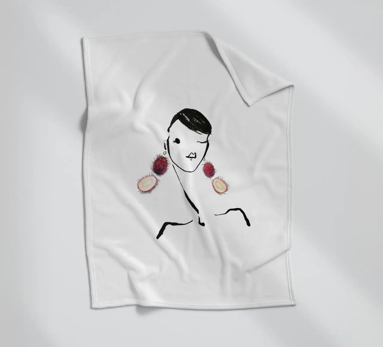 Lychee Fleecedecke von Gretchen Roehrs