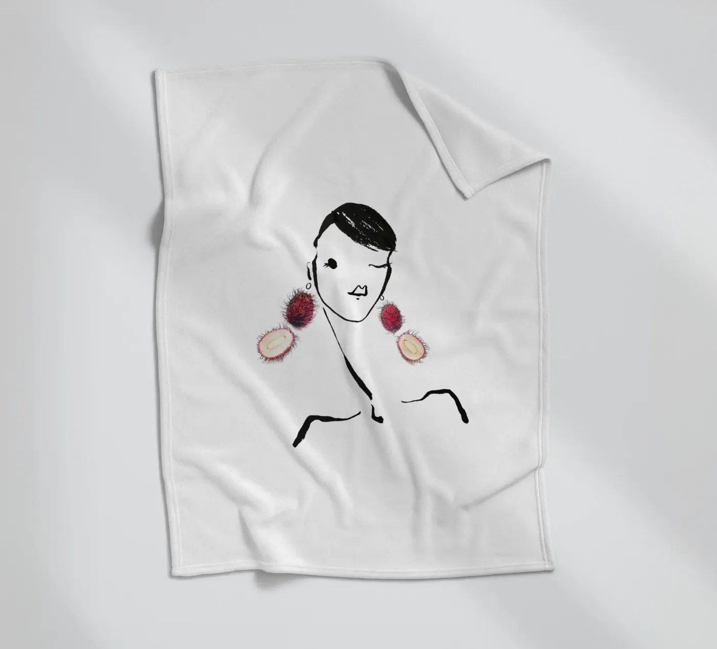 Lychee Fleecedecke von Gretchen Roehrs