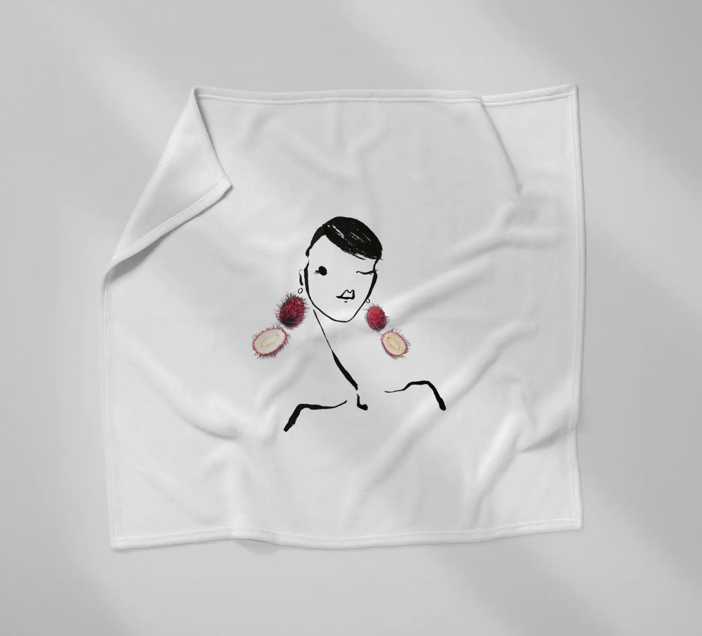 Lychee Fleecedecke von Gretchen Roehrs