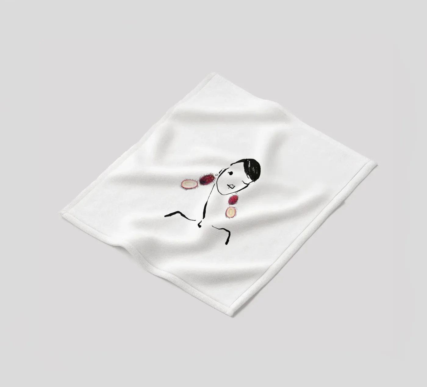 Lychee Fleecedecke von Gretchen Roehrs