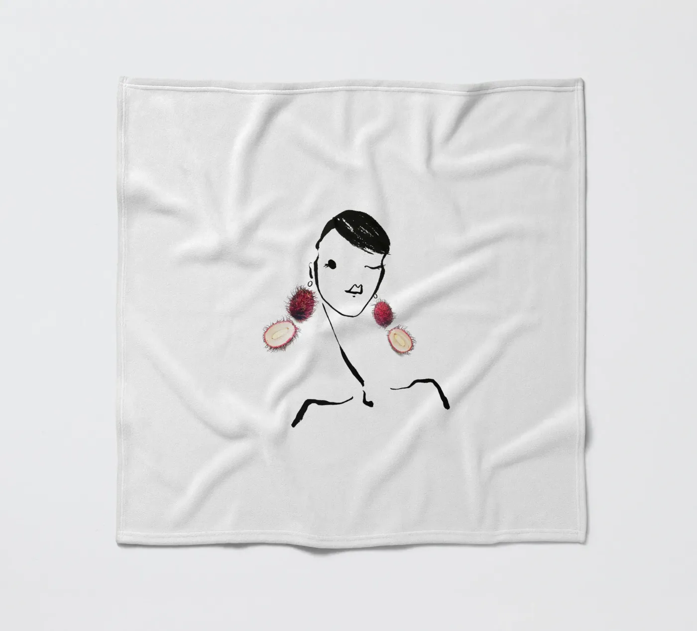 Lychee coperta in pile da Gretchen Roehrs