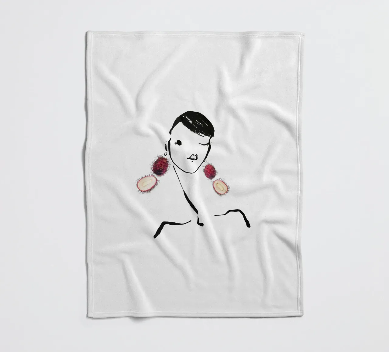 Lychee Fleecedecke von Gretchen Roehrs