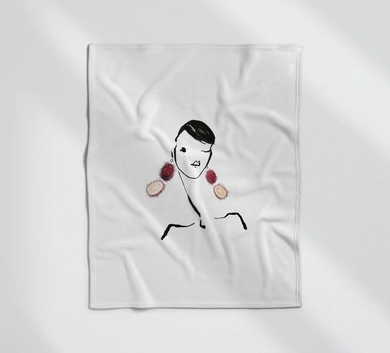 Lychee Fleecedecke von Gretchen Roehrs