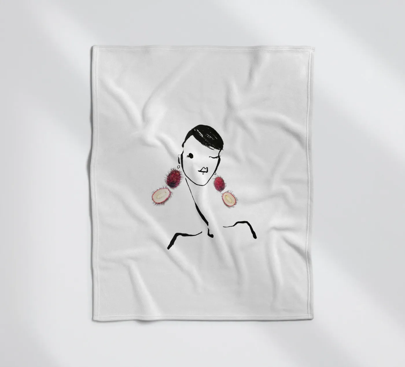 Lychee Fleecedecke von Gretchen Roehrs