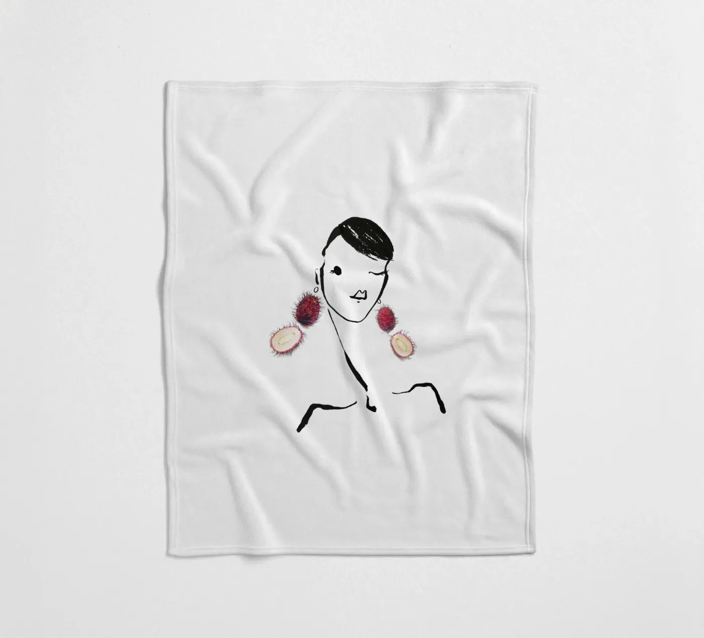 Lychee Fleecedecke von Gretchen Roehrs